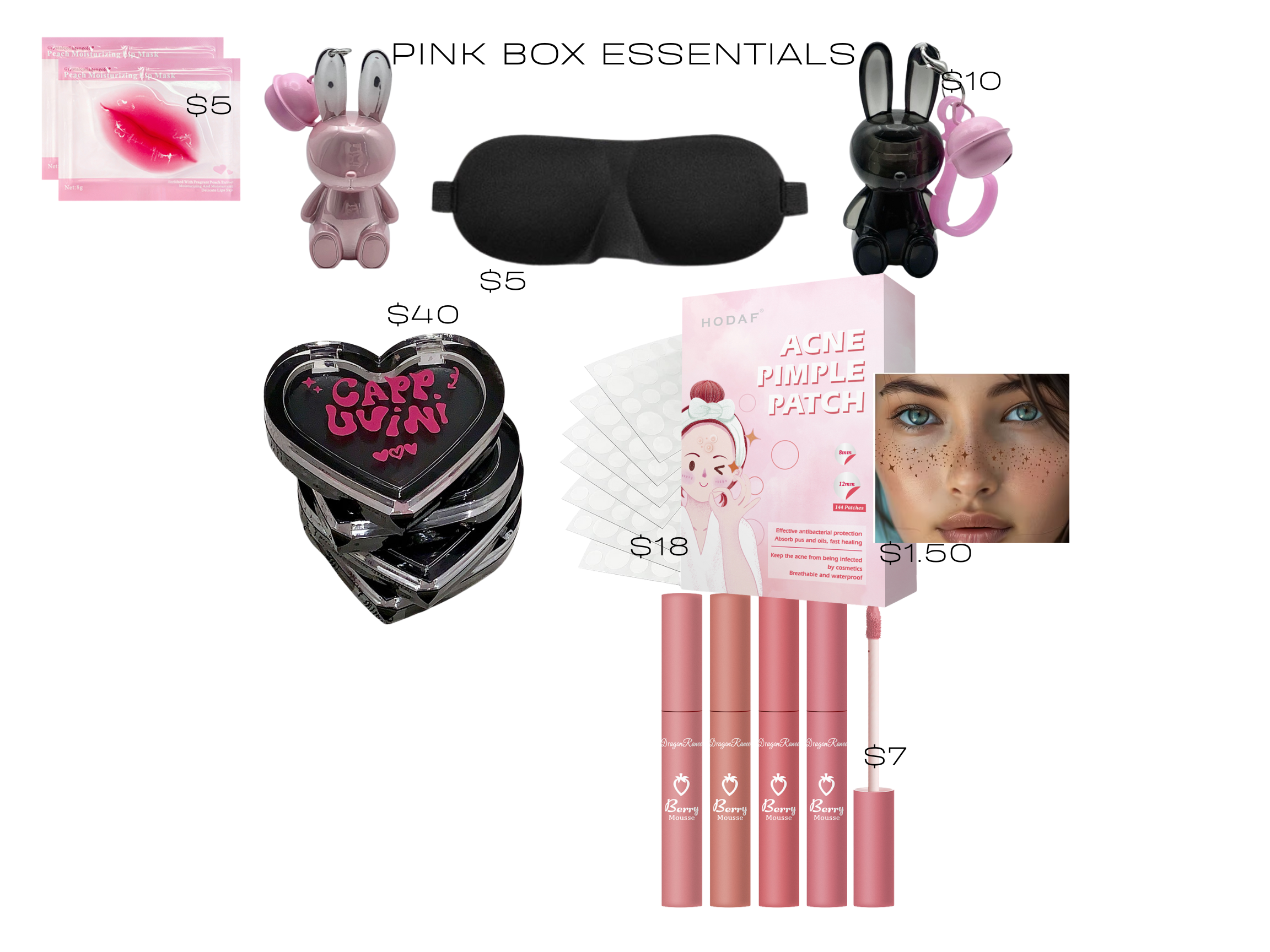 PINK BEAUTY BOX ESSENTIALS (Retail Value $90)