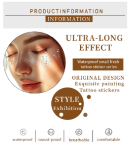 Foil Freckles Temporary Tattoos