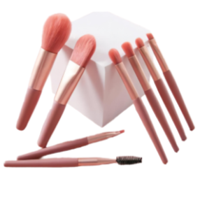 8 Mini Makeup Brush Sets MIYO Portable Full Set Brushes