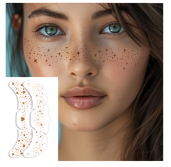 Foil Freckles Temporary Tattoos
